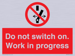Do not switch on. Work in progress